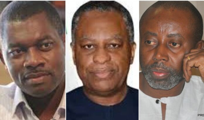 Rudolf Okwonkwo, Geoffrey Onyeama and Chido Onumah