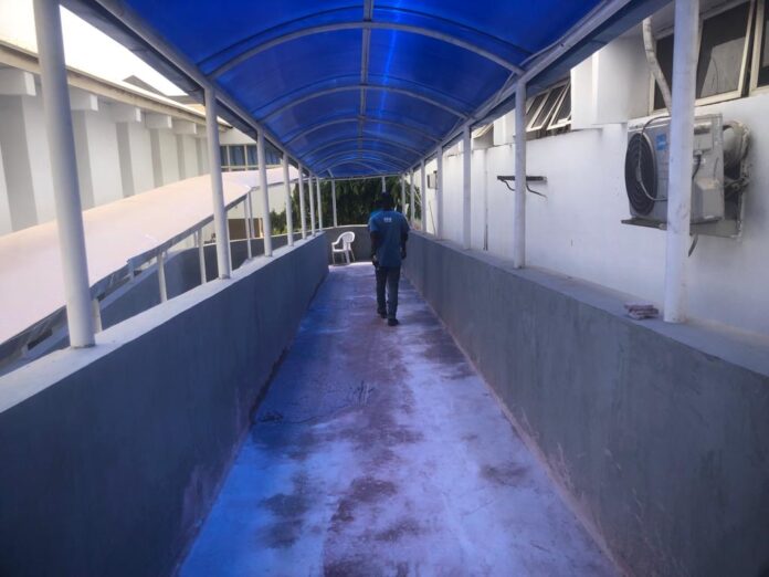 The Interior of one Yahaya Bello's health facilities buildings