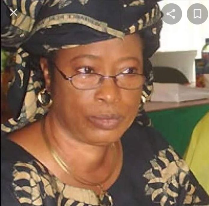 former Speaker of the House of Representatives, Patricia Etteh