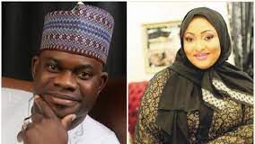 Governor Yahaya Bello and the First Lady Rashidat Bello