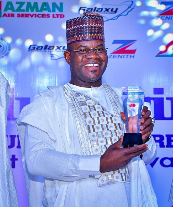 Governor Yahaya Bello at the 2021 Blueprint Annual Public Lectures and Impact Series/Awards