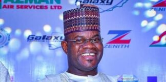 Governor Yahaya Bello received the Politician of the Year Award
