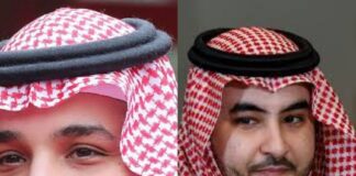 Mohammed bin Salman and Khalid bin Salman