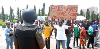 Police Harass EndSARS Protesters