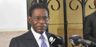 Equitorial Guinea's President, Theodoro Obiang Nguema Mbasogo