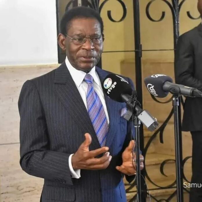 Equitorial Guinea's President, Theodoro Obiang Nguema Mbasogo