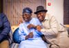 Asiwaju Bola Tinubu, the Presidential Candidate of the ruling All Progressives Congress (APC), hosted ex-President Goodluck Jonathan and representatives of the ECOWAS Election Monitoring Team at his Abuja residence on Tuesday.