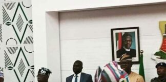 Gov. Seyi Makinde Receives Tinubu at Govt house