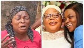 Nollywood Actress, Funke Akindele in tears as she loses mother