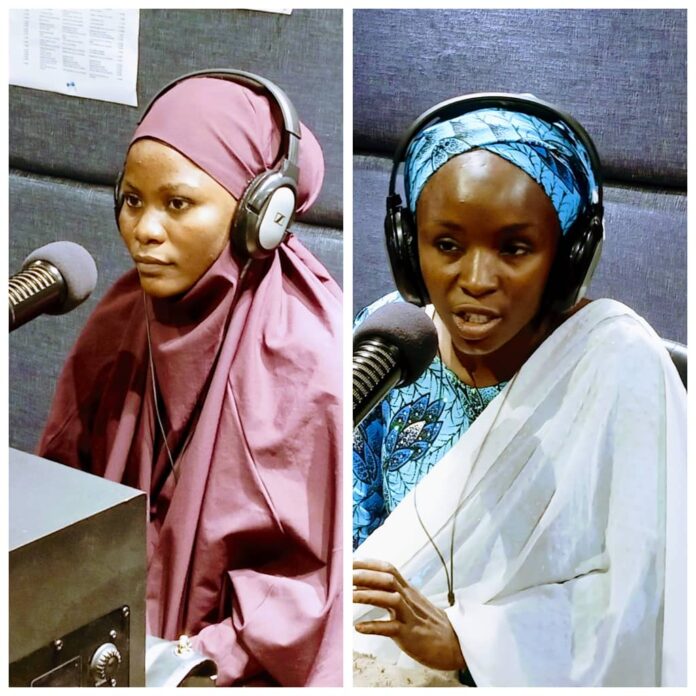 Mabruka Manu and Maryam Abubakar Musa