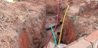 The installation of high-speed fiber optic cables by the National Information Communications Technology Infrastructure Backbone (NICTIB II)