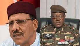 President Mohamed Bazoum and General Abdourahamane Tiani
