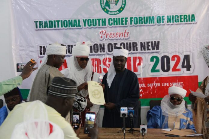 Alhaji Abdul Hamid Haliru given his speech