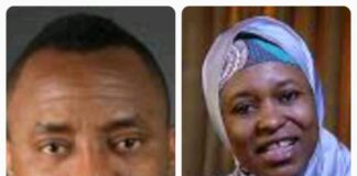 Omoyele Sowore and Aisha Yesufu