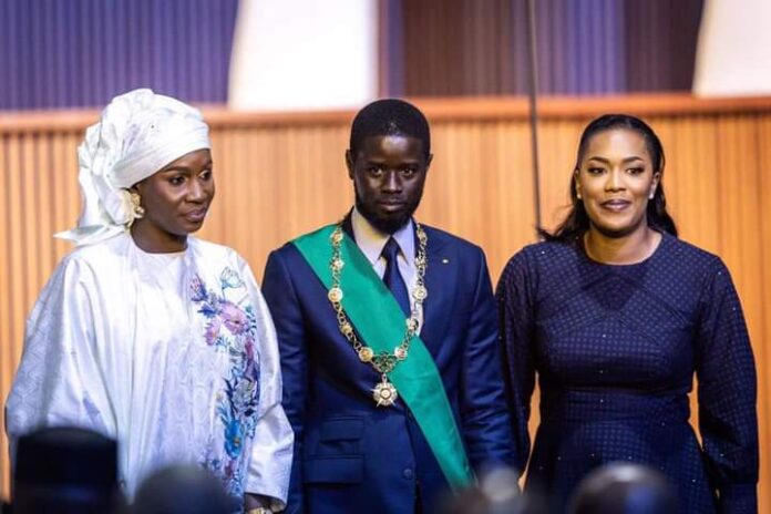 President Bassirou Diomaye Faye and his two first lady