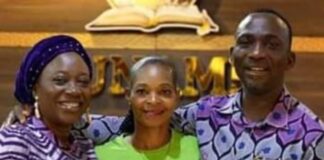 Dr Becky Enenche (R), Mrs Veronica Nnenna Anyim and Dr Paul Enenche
