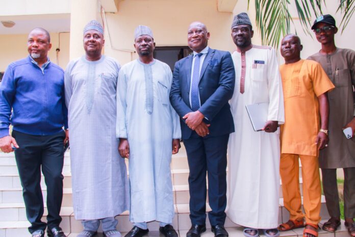 Group photograph with the board chairman of the Centre, Major General Chris Olukolade (Rtd) with