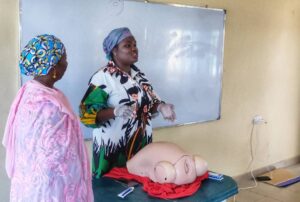 Oluwaseyi Akinlaja from Princes Alexandra Hospital Trust, UK, who is a midwife