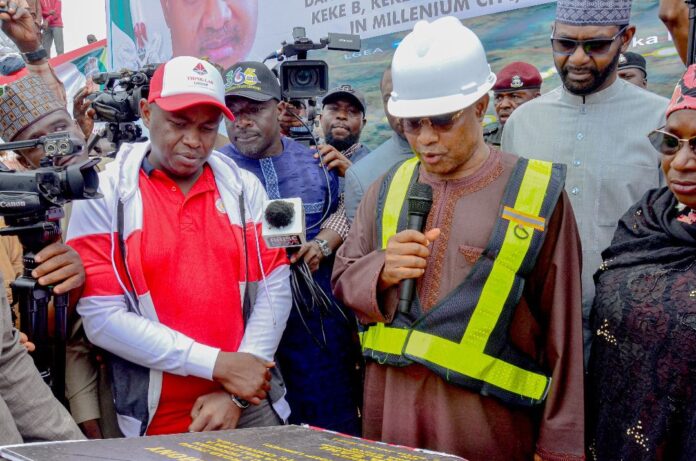 Governor Uba Sani and Thinklab's CEO, Dr Sa'ad Kori