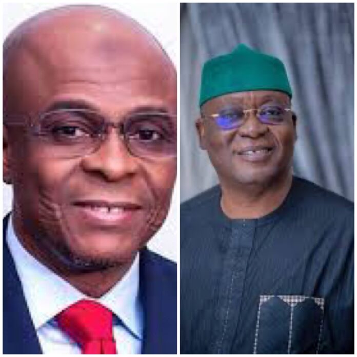 Collage pictures of Dr. Abubakar Dantsoho and Senator Adedayo Adeyeye