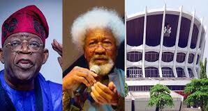 President Bola Tinubu, Wole Soyinka and the National Theatre named after WS