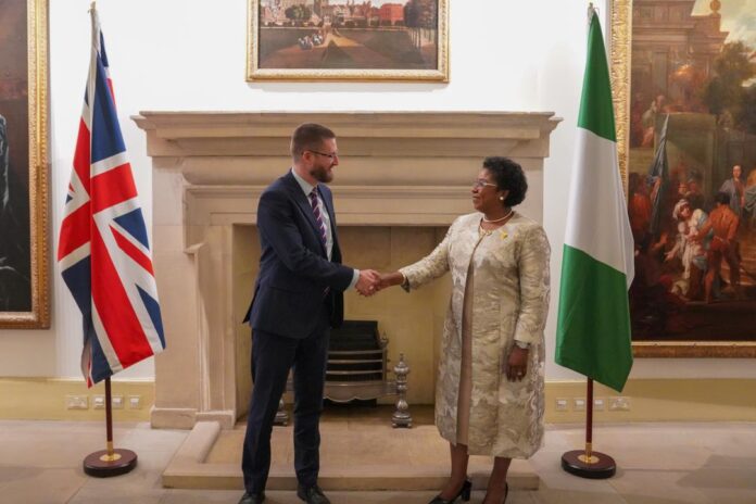 Photo (R-L): Head of the Civil Service of the Federation of Nigeria, Mrs Didi Esther Walson-Jack OON, mni and UK Cabinet Secretary and Head of the Civil Service, Rt. Hon. Simon Case