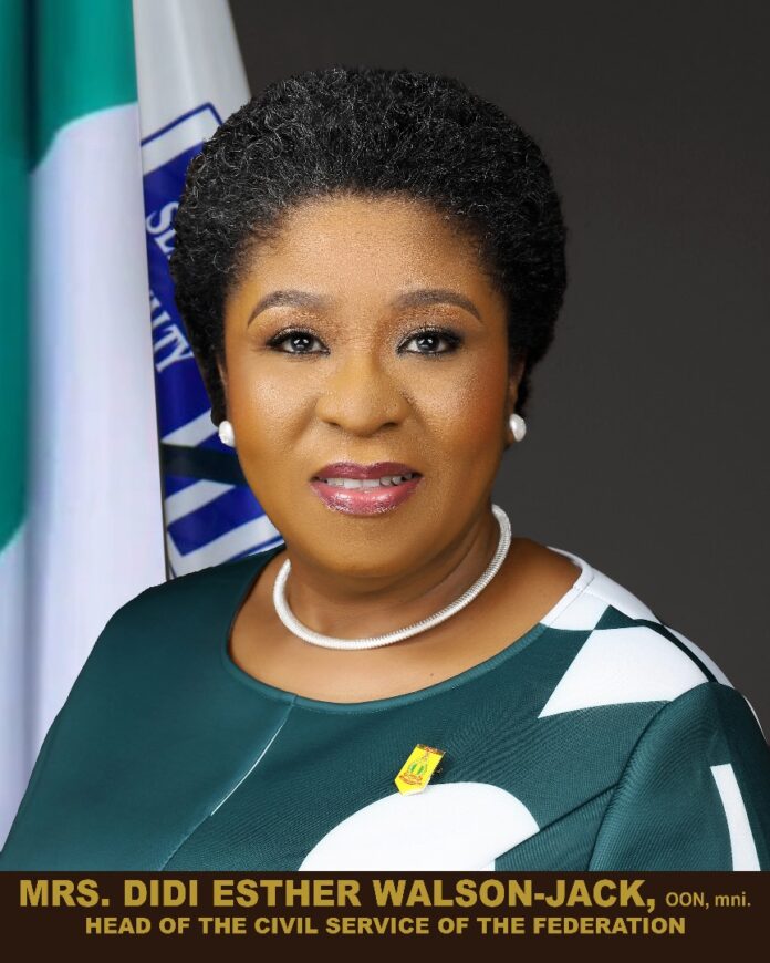 Head of the Civil Service of the Federation, Didi Esther Walson-Jack