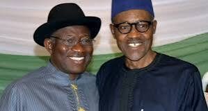 Muhammadu Buhari and Goodluck Jonathan