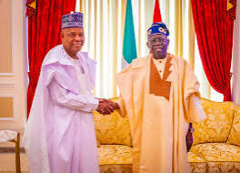 President Bola Tinubu with his VP Kashim Shettima