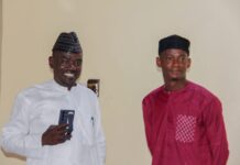 Alh. Yushau Shuaib with Basheer Lukman Olarewaju