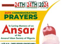 24th Commemoration Prayers of Late Alh. Chief Yesufu Gbadeyanka Adedoyin