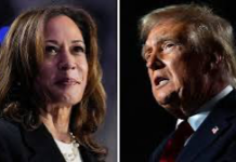 Kamala Harris and Donald Trump