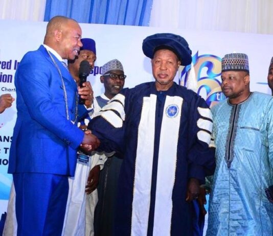 CIoTA Honors Masari with Fellowship at National Transport Conference