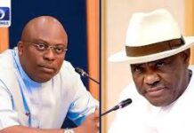 Fubara a Bad Child Destroying Rivers Youths – Wike Governor Siminalayi Fubara and FCT Minister, Nyesom Wike