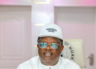FG Flags Off Strategic Plateau Road, Umahi Honoured with Ngas Chieftaincy Minister of Works, David Umahi