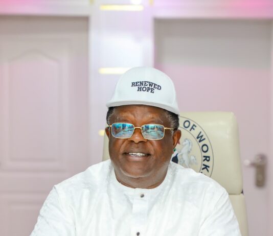 FG Flags Off Strategic Plateau Road, Umahi Honoured with Ngas Chieftaincy Minister of Works, David Umahi