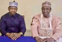 Abdulkarim Abdussalam Zaura (A.A. Zaura) with Garba Yusuf Abubakar