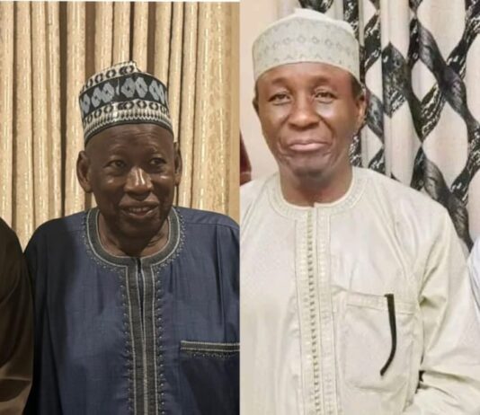 Garba Yusuf with Ganduje and Shekarau
