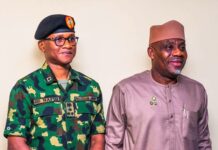 NYSC Deploys Digital Security to Tackle Fake Call-up Letters, Extortion The DG NYSC, Brigadier General Olakunle Nafiu with the Minister of Education, Dr. Maruf Tunji Alausa