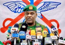 The Director, Defence Media Operations, Maj. Gen. Michael Onoja